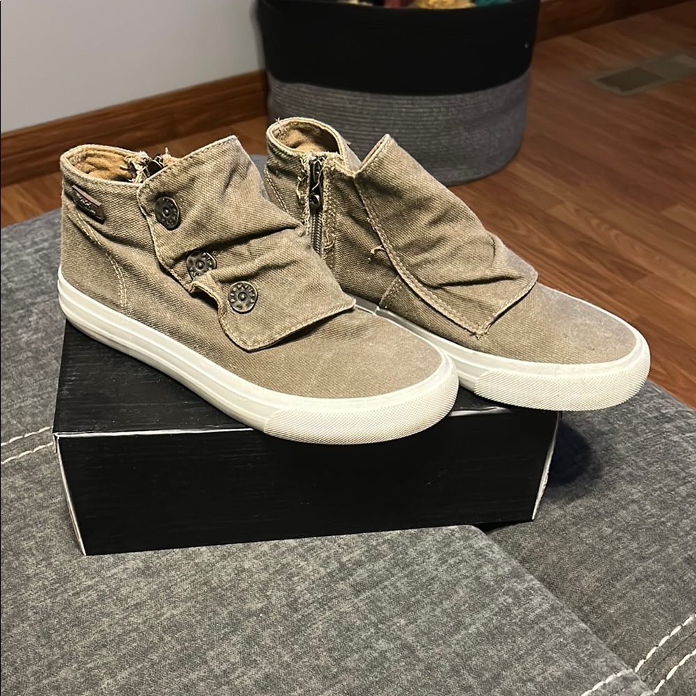 Blowfish High-Top Sneakers in Army Green